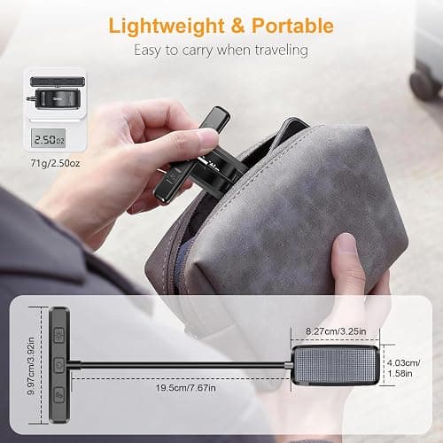 Gritin 19 LED Rechargeable Book Light for Reading in Bed | Eye Caring 3 Color Temps,Stepless Dimming Brightness,Memory Function,90 Hrs Runtime Lightweight Clip on Light for Book Lovers thumbnail 8