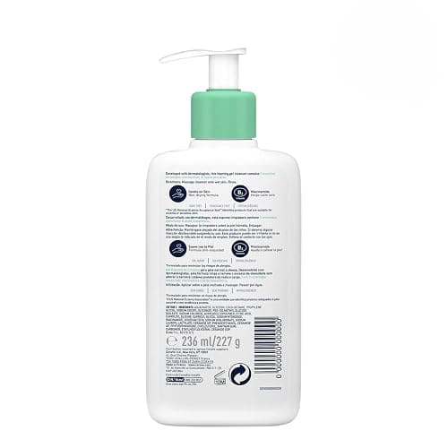 CeraVe Foaming Cleanser for Normal to Oily Skin with Niacinamide and 3 Essential Ceramides thumbnail 3