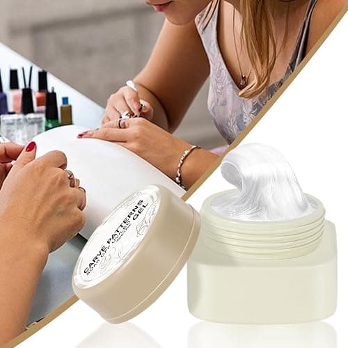 Pearl White Solid Builder-Gel For Nails, 3D Gel Nail Sculpture, Non-Stick Sculpting Gel, Nail Extension Hand Carving Molding, Multifunctional Manicure Supplies For Salon And Home, Easy Dry, 5g thumbnail 3