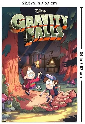 Disney Gravity Falls - Key Art Wall Poster, 34L" x 22.4W", Unframed Version thumbnail 3