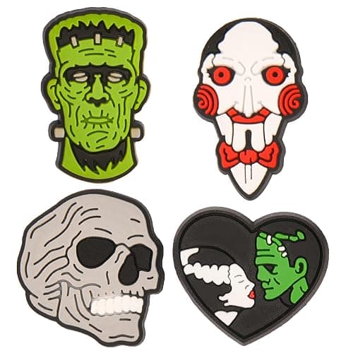 VZDIOR 30,50,100 Pieces Random Halloween Shoe Charms Kids Boys Girls Lovely Skull Shoes Decorations for Party Favor thumbnail 6