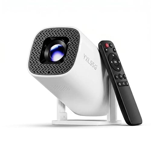 [Android 14 & 2026 Upgraded] YXLSSG Smart Portable Mini Projector with WiFi 6 & Bluetooth 5.4, 180° Rotatable, 1080P/4K Supported, Compatible with iOS/Android/TV Stick/Laptop/USB/HDMI - Image 1
