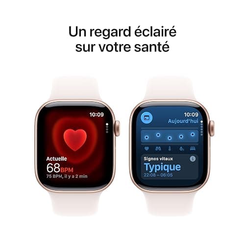 Apple Watch Series 11 [GPS 42 mm] Montre connectée avec boîtier Or Rose et Bracelet Sport Rose Tendre. Score de Sommeil, Moniteur d’activité, Suivi de la santé, écran Toujours activé thumbnail 4