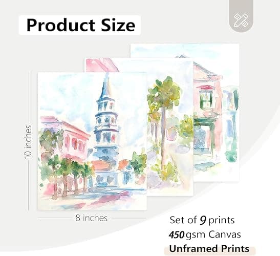 Charleston South Carolina Wall Art (Poster, 12x16in) thumbnail 7