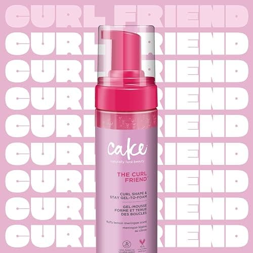 Cake Beauty Gel-to-Foam Styler, The Curl Friend – Volumizing & High Hold Gel to Foam - Flake Free Frizz Control - Infused with Coconut Oil & Shea Butter - For Curly Hair- 6.8 fl oz./ 200 mL thumbnail 2