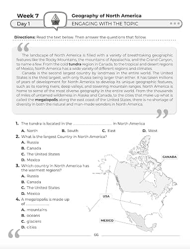 5th Grade Social Studies: Daily Practice Workbook | 20 Weeks of Fun Activities | History | Government | Geography | Economics | + Video Explanations for Each Question (Social Studies by ArgoPrep) thumbnail 11