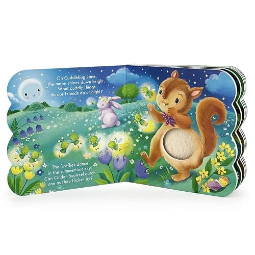 Touch and Feel: Good Night, Cuddlebug Lane: Baby & Toddler Sensory Board Book thumbnail 9