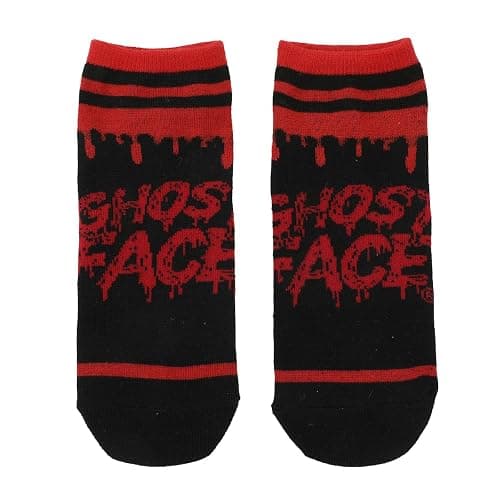 Bioworld Ghostface Character Art Women's 5-Pair Ankle Socks thumbnail 4