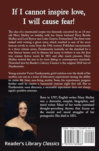 Frankenstein the Original 1818 Text (Reader's Library Classics) thumbnail 2