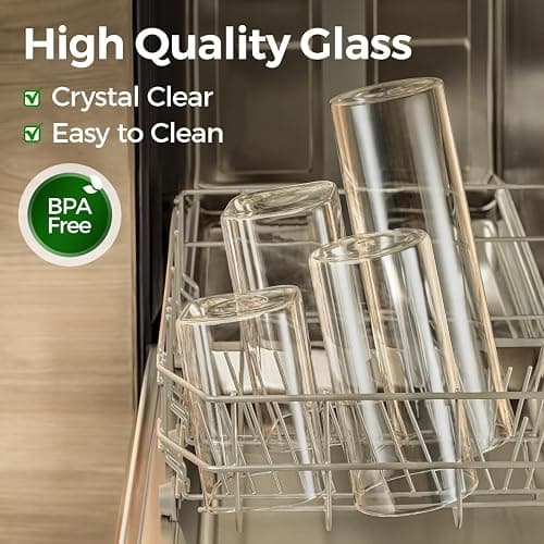 ComSaf Airtight Glass Storage Canister with Lids (0.7Qt/1.2Qt/1.6Qt) Set of 6, Food Storage Container Kitchen Pantry Storage Jar, Glass Jars for Flour Cereal Sugar Tea Coffee Beans Snacks, Square thumbnail 5