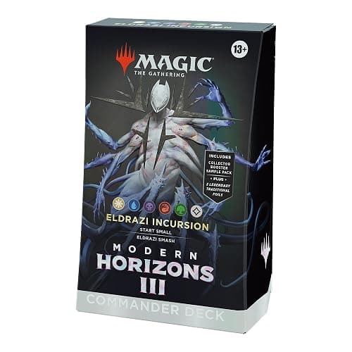 Magic: The Gathering Modern Horizons 3 Commander Deck – Eldrazi Incursion (100-Card Deck, 2-Card Collector Booster Sample Pack + Accessories) - Image 1