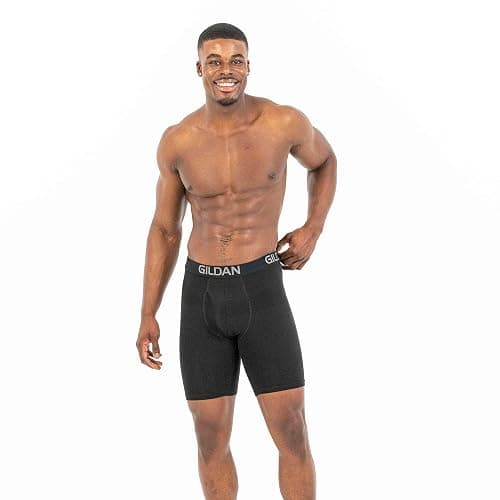 Gildan Men's Underwear Cotton Stretch Boxer Briefs, Multipack thumbnail 2