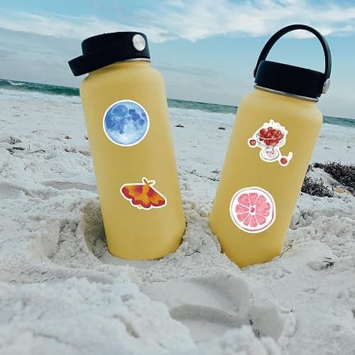150 PCS Summer Aesthetic Sticker Pack,Cute Watercolor Decals,Vinyl Waterproof Sticker for Water Bottle Laptop Journal Scrapbook,Beach Stickers for Teens Adults,Summer Decorations & Party Favors thumbnail 6