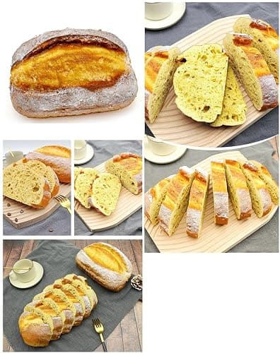 Shirfloral Fake Sliced Bread Artificial Realistic Fake Food for Display Home Kitchen Table Shop Window Decoration thumbnail 5