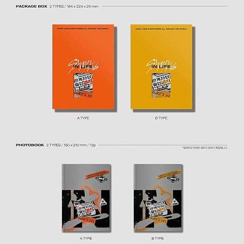 STRAY KIDS 1st Repackage Album - IN生 (IN LIFE) [ A type. ] CD + Photobook + Photocards + Postcard + FREE GIFT thumbnail 3