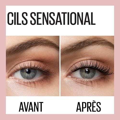 Maybelline New York - Mascara Volume Waterproof - Cils Sensational - Noir - 9,4 ml thumbnail 6