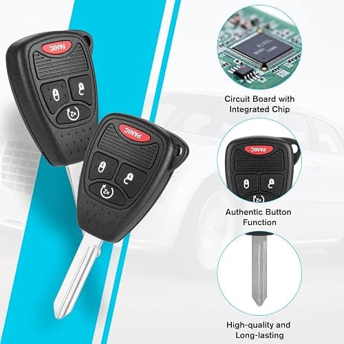 Guteauto Car Key Fob Keyless Entry Remote 315Mhz OHT692713A for Jeep Wrangler 2009-2018, Compass 2010-2017, Patriot 2010-2017 thumbnail 4