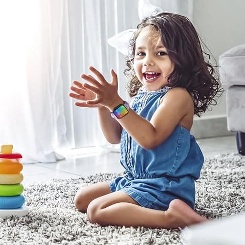 sylacor Scrunchie Bands Compatible with Kids Apple Watch Band, Cute Stretchy Breathable Strap for iWatch Series 10 9 8 7 6 5 4 3 SE SE2 Small Wrists Boys Girls thumbnail 4