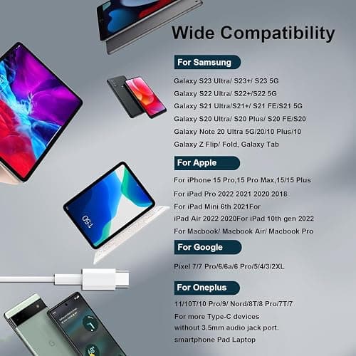 Kopfhörer USB C mit Kabel für iPhone 17 16 15 Pro Max Plus iPad Pro In Ear USB C Kopfhörer (mit integriertem Mikrofon und Lautstärkeregelung) Ohrhörer USB Typ C kopfhörer für Samsung Galaxy S24 S23 thumbnail 4