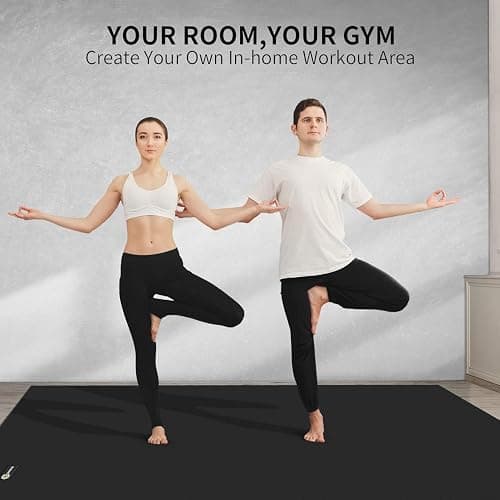 CAMBIVO Yoga Mat for Women and Men, Extra Long and Wide Exercise Mat(72"x48"/84"x30"), Large Non Slip Workout Mat for Yoga, Pilates, Fitness, Barefoot Workouts, Home Gym Studio thumbnail 8