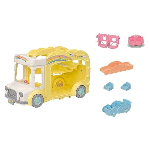 Calico Critters Rainbow Fun Nursery Bus thumbnail 3