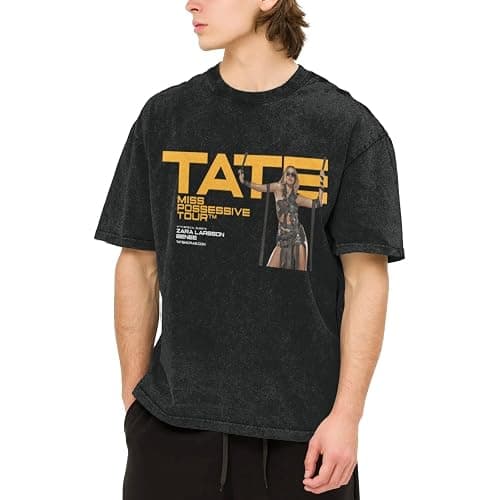 HRGGWYB Men and Women Tate Music McRae Summer Retro Fashion Pattern T-Shirts thumbnail 2