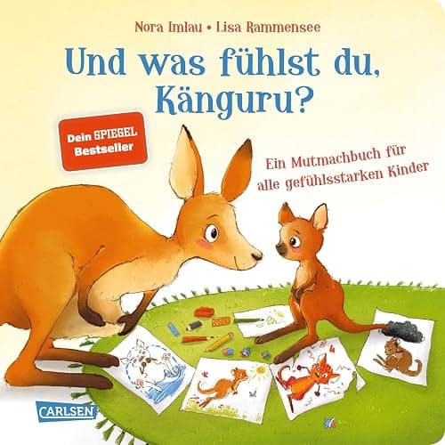 Und was fühlst du, Känguru?: Ein Mutmachbuch für alle gefühlsstarken Kinder | Liebevolles Pappbilderbuch, das Kindern ab 2 dabei hilft, mit ihren Gefühlen umzugehen - Image 1