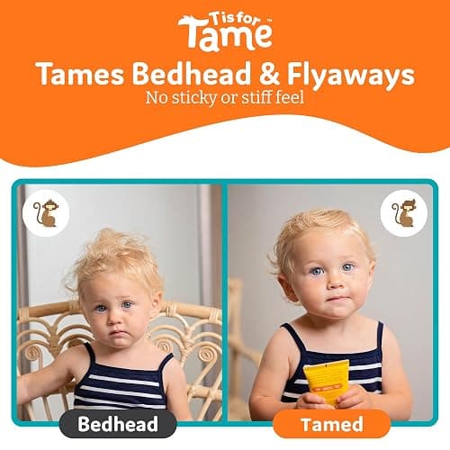 T is for Tame - Hair Taming Cream for Kids, All-Natural for Frizz & Flyaways, Coconut Oil, Leave-in Cream for Babies & Toddlers, Straight or Curly thumbnail 3