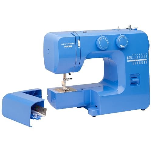 Janome Blue Couture Easy-to-Use Sewing Machine with Interior Metal Frame, Bobbin Diagram, Tutorial Videos, Made with Beginners in Mind! thumbnail 5