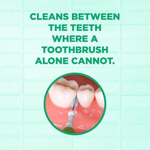 GUM Proxabrush Go-Betweens - Tight - Interdental Brushes - Soft Bristled Dental Picks for Plaque Removal Health - Safe for Braces & Dental Devices, 15 Count thumbnail 3