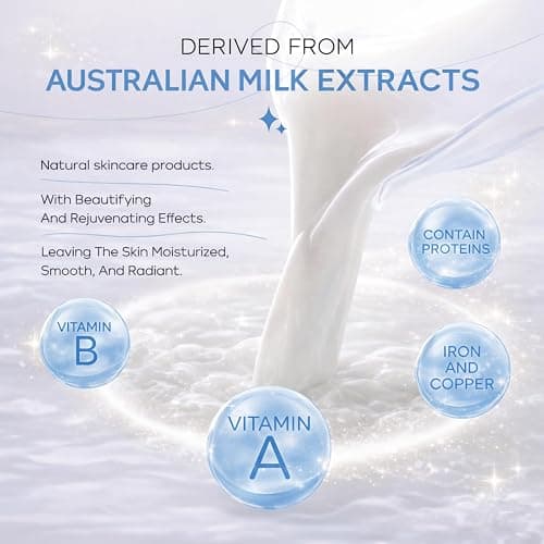 Milk Skin Care Sets & Kits - Milk Beauty Gift Sets for Teenage Girls - Teenage Girls Gifts - Facial Kits for Women - Travel Skincare Set Daily Face Care - Deep Hydrating Smoothing 28PCS (Milk-28PCS) thumbnail 4