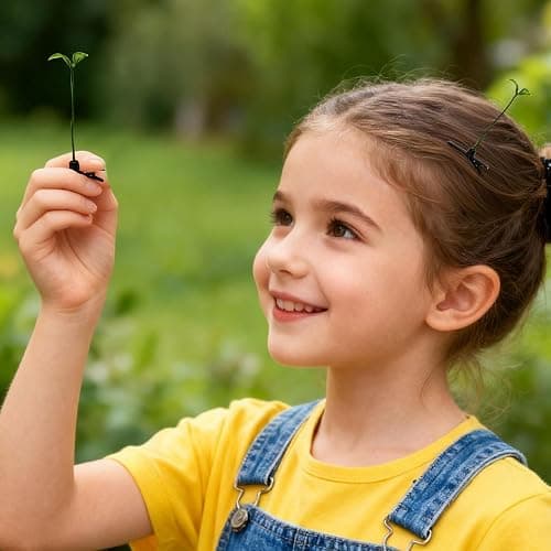 100PCS Bean Sprout Hair Clips – Cute Green Sprout Hairpins, Funny Plant Hair Accessories for Women, Girls & Kids, Adorable Headwear for Party, Festival & Everyday Wear thumbnail 6