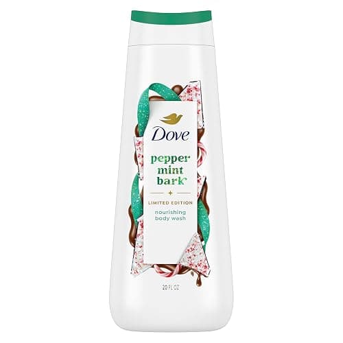 Dove Limited Edition Holiday Treats Body Wash Peppermint Bark for Deep Nourishment 20 oz - Image 1