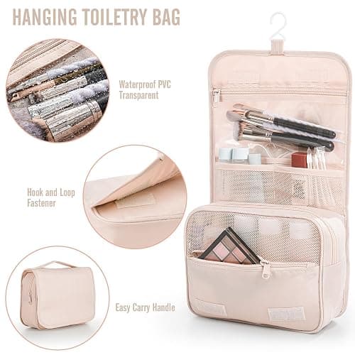 Veken 8 Set Packing Cubes for Travel, Birthday Gifts for Women Mom Her, Cruise Ship Essentials Accessories for Beach Vacation, Suitcase Organizer Bags for Luggage with Hanging Toiletry & Shoe Bag thumbnail 3