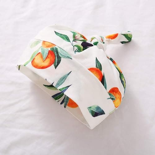 Moru Infant Baby Girls Cotton Sleeper Gowns Organic Cotton Floral Kimono Knotted Gown thumbnail 7