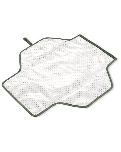 Skip Hop Pronto Signature Portable Changing Mat, Dark Sage, Easy Clean and Travel Friendly thumbnail 7