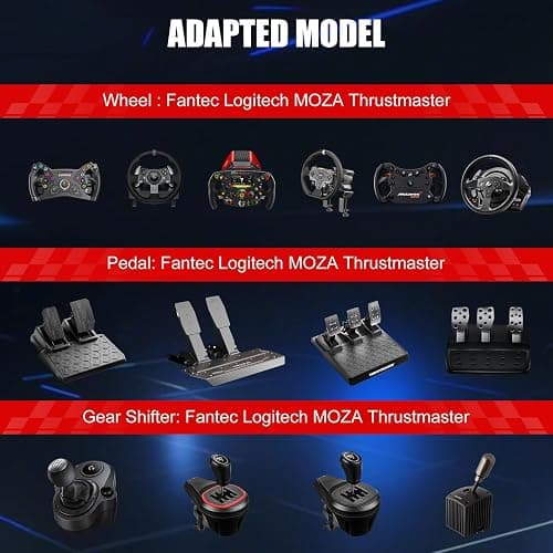 GTPLAYER Sim Racing Cockpit Foldable & Adjustable for High Performance Sim Racing Compact & Flexible Supports All Steering Wheels & Pedals for PC Wheel and Pedals Not Included(Black) thumbnail 5