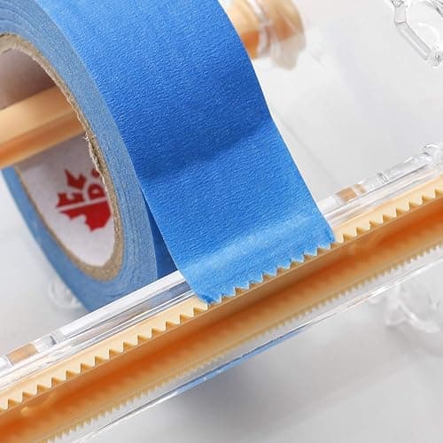 HERNGEE Masking Tape Set with Dispenser - 6 Rolls of 1inchx16.4yd Colorful Rainbow Art Tape for Decorating, Crafting, and Easy Masking thumbnail 4