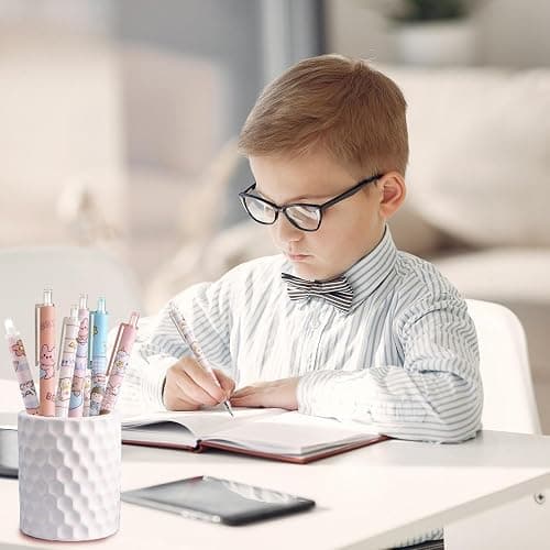 18 Pieces Cute Cartoon Click Gel Pens, Kawaii Pens, Cute Ballpoint Pens, Cartoon Gel Pens, Cute Ballpoint Pens, Funny Gel Pens thumbnail 6