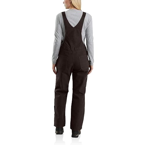 Carhartt Women's Relaxed Fit Washed Duck Insulated Bib Overall thumbnail 2