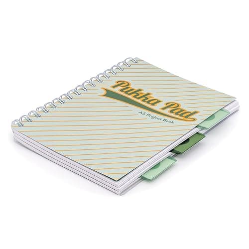 Pukka Pad Haze A5 Project Book – Pack of 3 Wirebound Notebooks with 5 Repositionable Dividers with Storage Pockets and Tabs for Organisation and Personalisation – 200 Pages, 100 Sheets of 80GSM Paper thumbnail 8