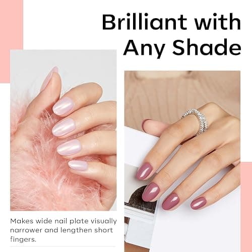 Modelones Extra Short Oval Round Nail Tips - 510Pcs Soft Fake Nails Tips Gel Pre-shaped Half Matte Full Cover No Filed False Extension Manicure Salon DIY at Home 15 Sizes thumbnail 5