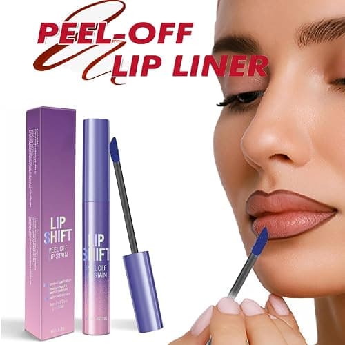 3Pcs Lip Stain Peel Off Set,Peel Off Lip Liner Tattoo,Nude Red Pink Matte Finsh Long Lasting Waterproof Transferproof Lip Stains for Women Girls (Peel Off Lip Liner, 3Pcs) thumbnail 2