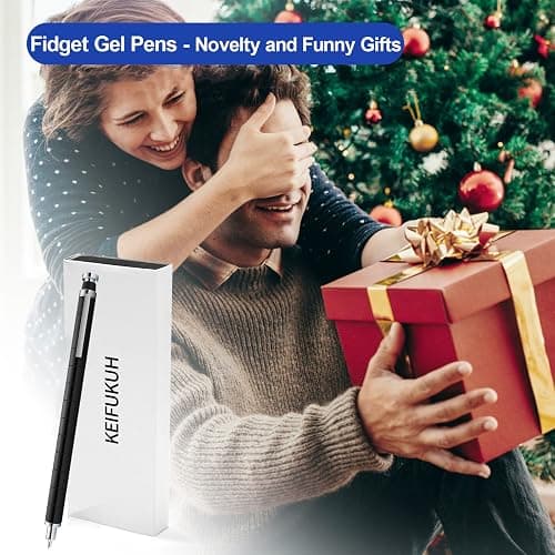 Fun Men Gifts Fidget Gel Pens - Unique Birthday Gift for Mens, Novelty Christmas Stocking Stuffers Easter Anniversary Valentines Day White Elephant Present Ideas Gadget, Cool Secret Santa Gift for Him thumbnail 7