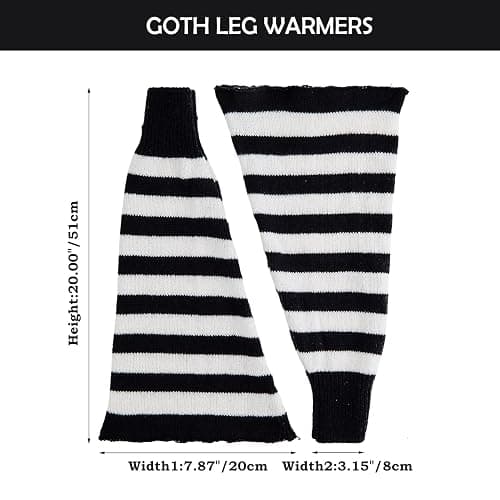 Komorebi Leg Warmers Y2K Kawaii Leg Warmers for Girl Women Cute Knitted Socks Y2K Harajuku Goth Accessories thumbnail 4