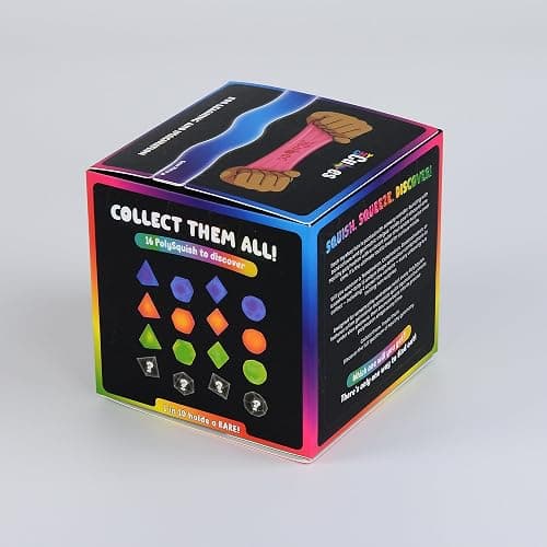 CMY Cubes PolySquish Discovery Series - Blind Box- Mystery Squishy - Color Mixing Sensory Stress Relief Toy - Tactile Fidget - 16 Shape and Colour Combinations - Collectible, Educational, STEAM Play thumbnail 6