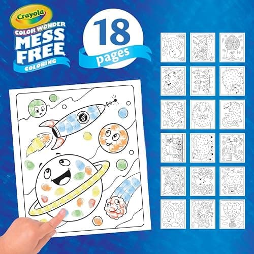 Crayola Color Wonder Mess Free Fingerprint Ink Painting Activity Set, Toddler Finger Painting Alternative, Stocking Stuffers for Kids, Holiday Gifts thumbnail 5