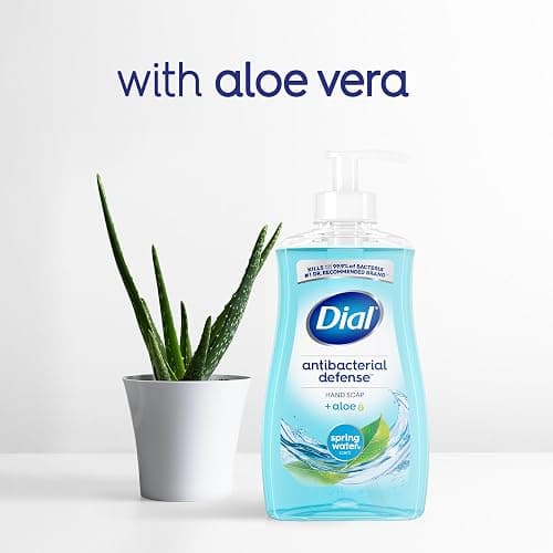 Dial Antibacterial Liquid Hand Soap, Spring Water, 11 fl oz (Pack of 4) thumbnail 5
