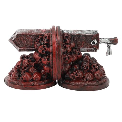 Yulatik Berserk Bookends for Shelves, Resin Dragon Slaying Knife Dragon Slayer Bookends Desk Decoration for Children's Desk Fantasy Book Ends - Image 1