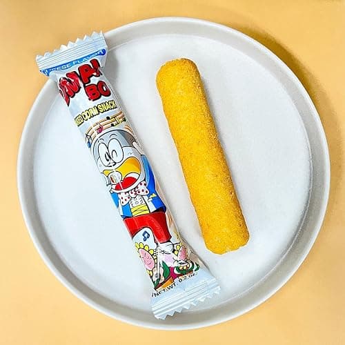 Japanese Snacks Variety Pack, Corn and Cheese Flavor, Corn Puffed Dagashi Mix, 30 Sticks thumbnail 5